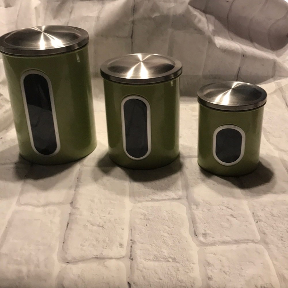 Beautiful 3 piece canister set